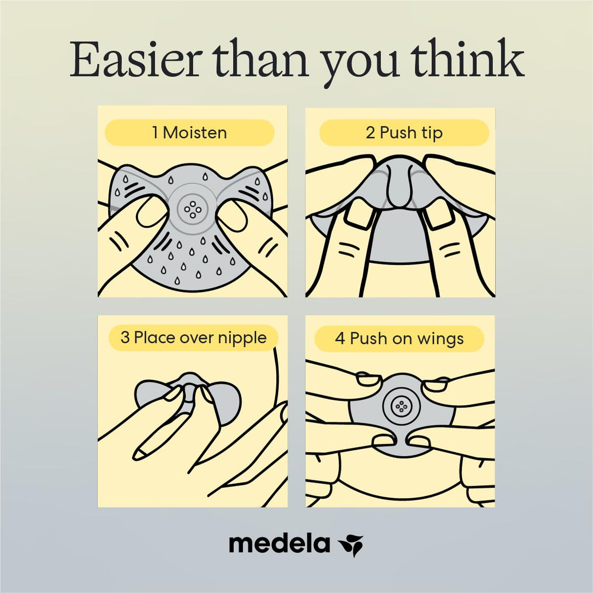 Medela Contact Nipple Shields, For Breastfeeding Comfort, Size L 24mm, 2ct Jansha Store