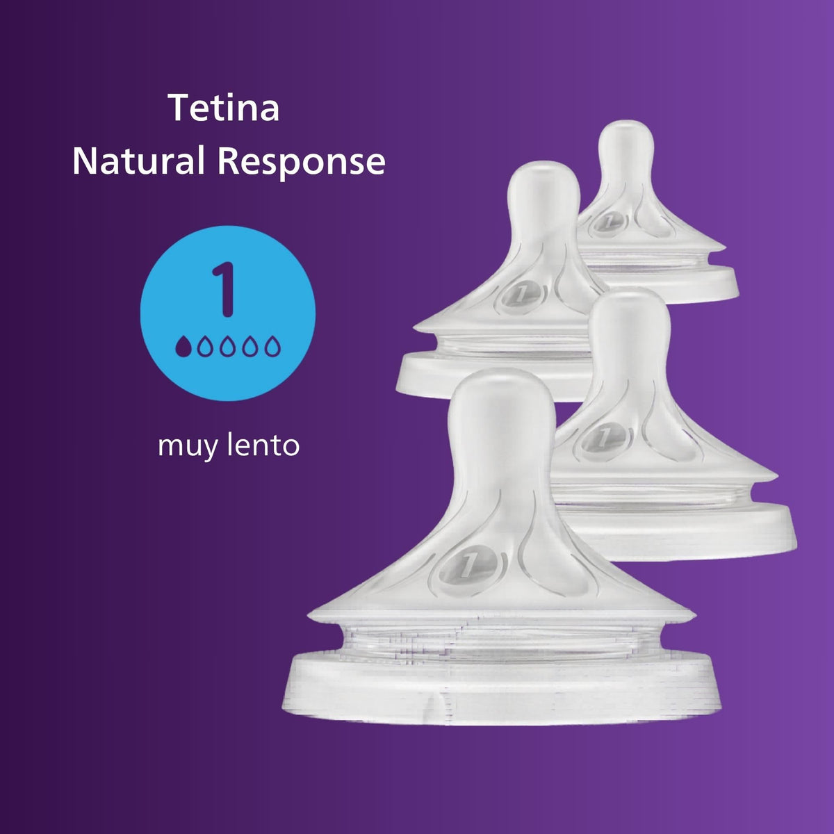 Philips Avent Natural Response Nipples, Fast Flow, 4-Pack Jansha Store