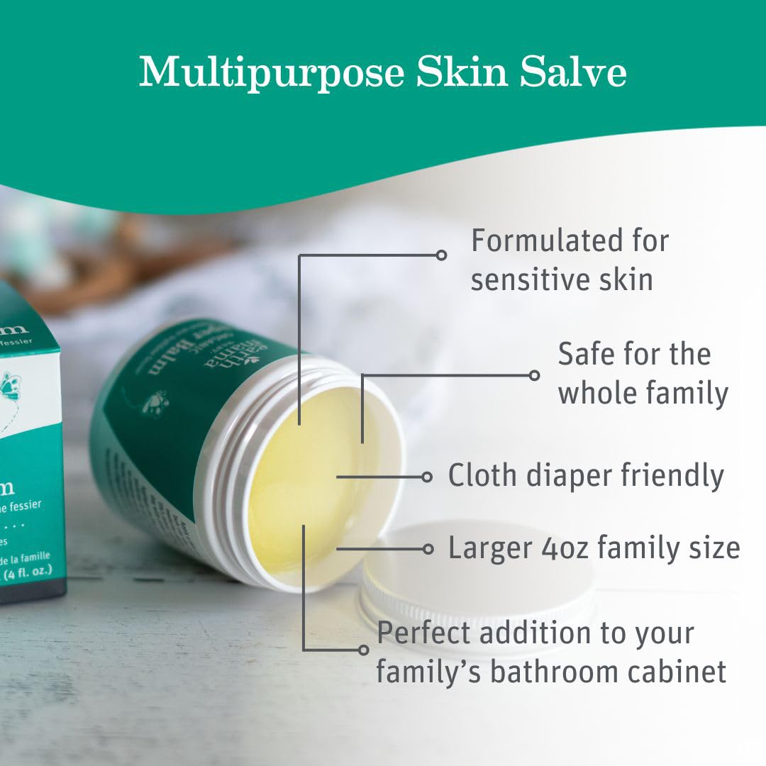 Earth Mama Organic Nipple Butter, Lanolin-Free Breastfeeding Cream, 2 fl oz Jansha Store