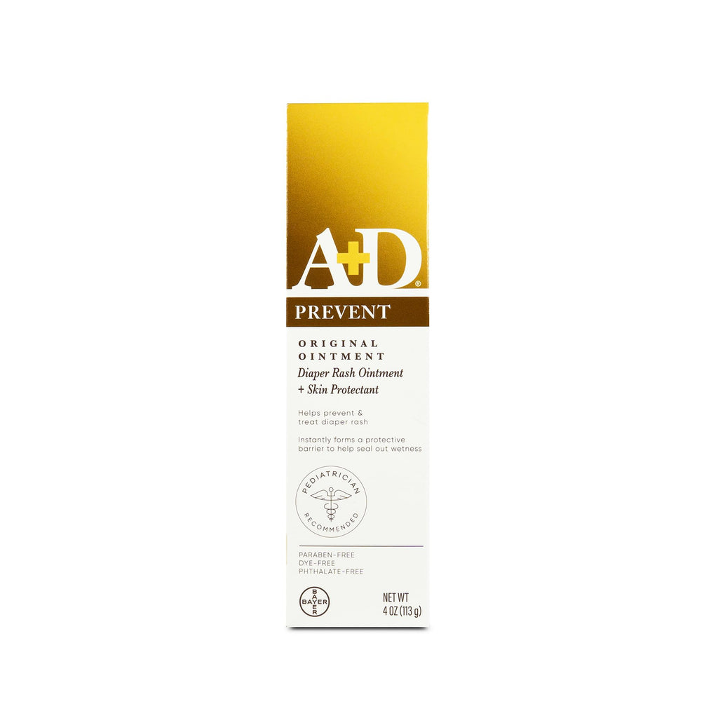 A+D Prevent + Heal Diaper Rash Ointment, With Vitamins A & D - 4 oz Tube Jansha Store