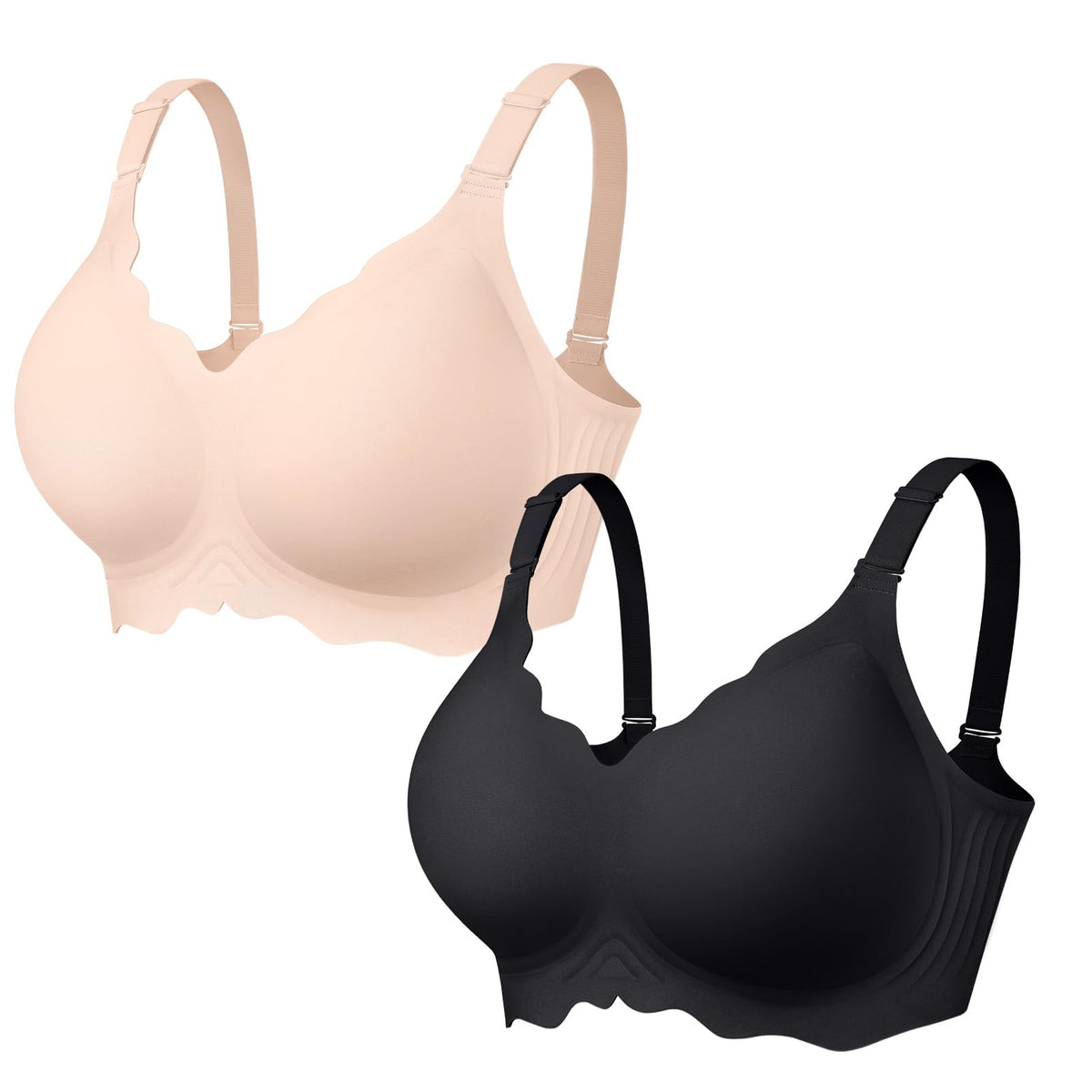 OEAK Women Value Series Jelly Bras Wireless Pushup Convertible Bra Jansha Store