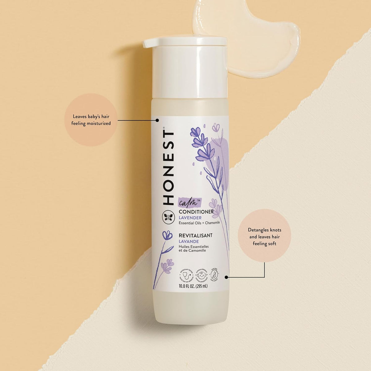The Honest Company Conditioner, Hypoallergenic, Fragrance-Free, 10 fl oz Jansha Store