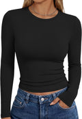 Trendy Queen Womens Long Sleeve T Shirts Fall Fashion Basic Y2K Tops 2026 Jansha Store