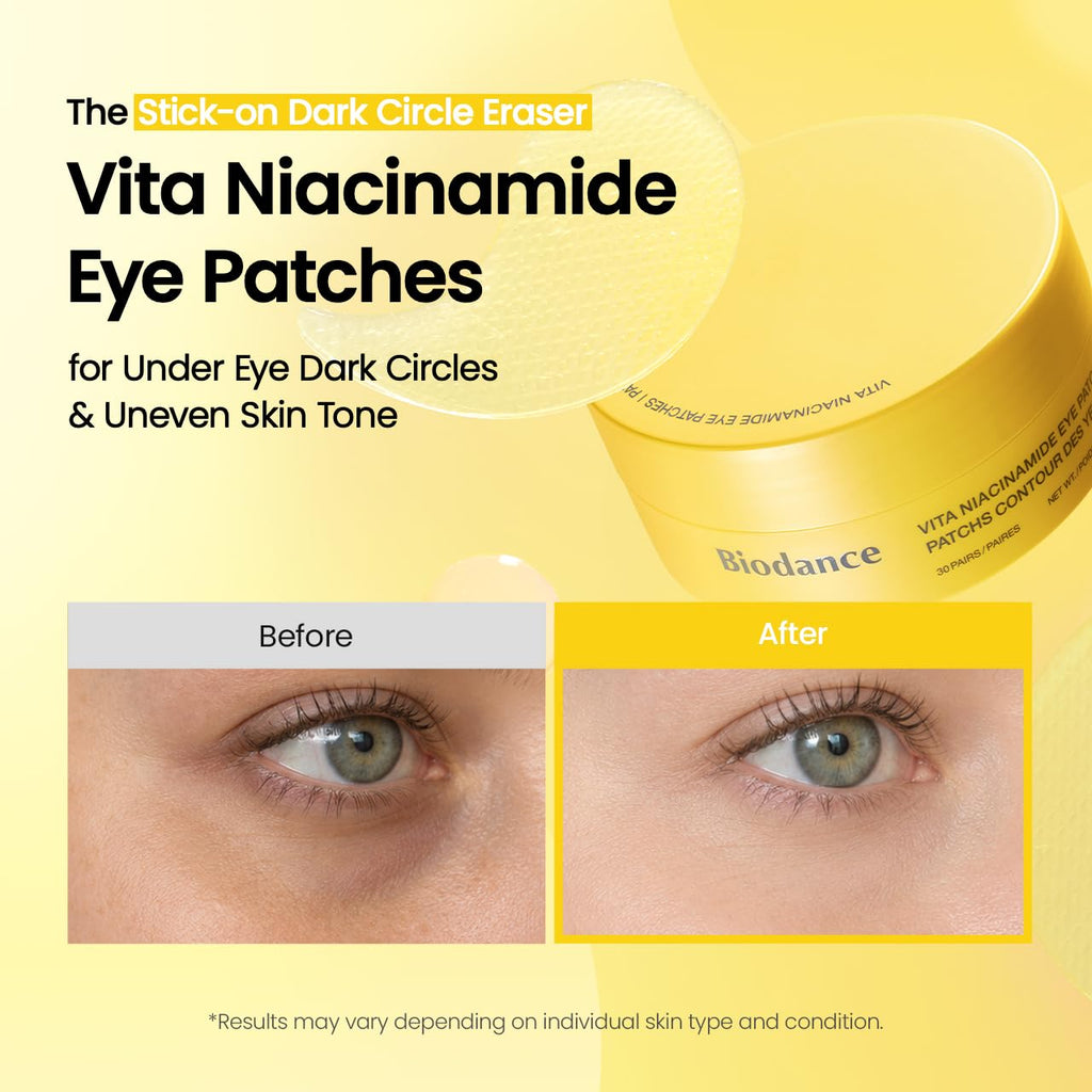 BIODANCE Hydrogel Eye Patches for Under Eye - Collagen Peptide, Anti Wrinkle & Fine Lines (60 Count) Jansha Store