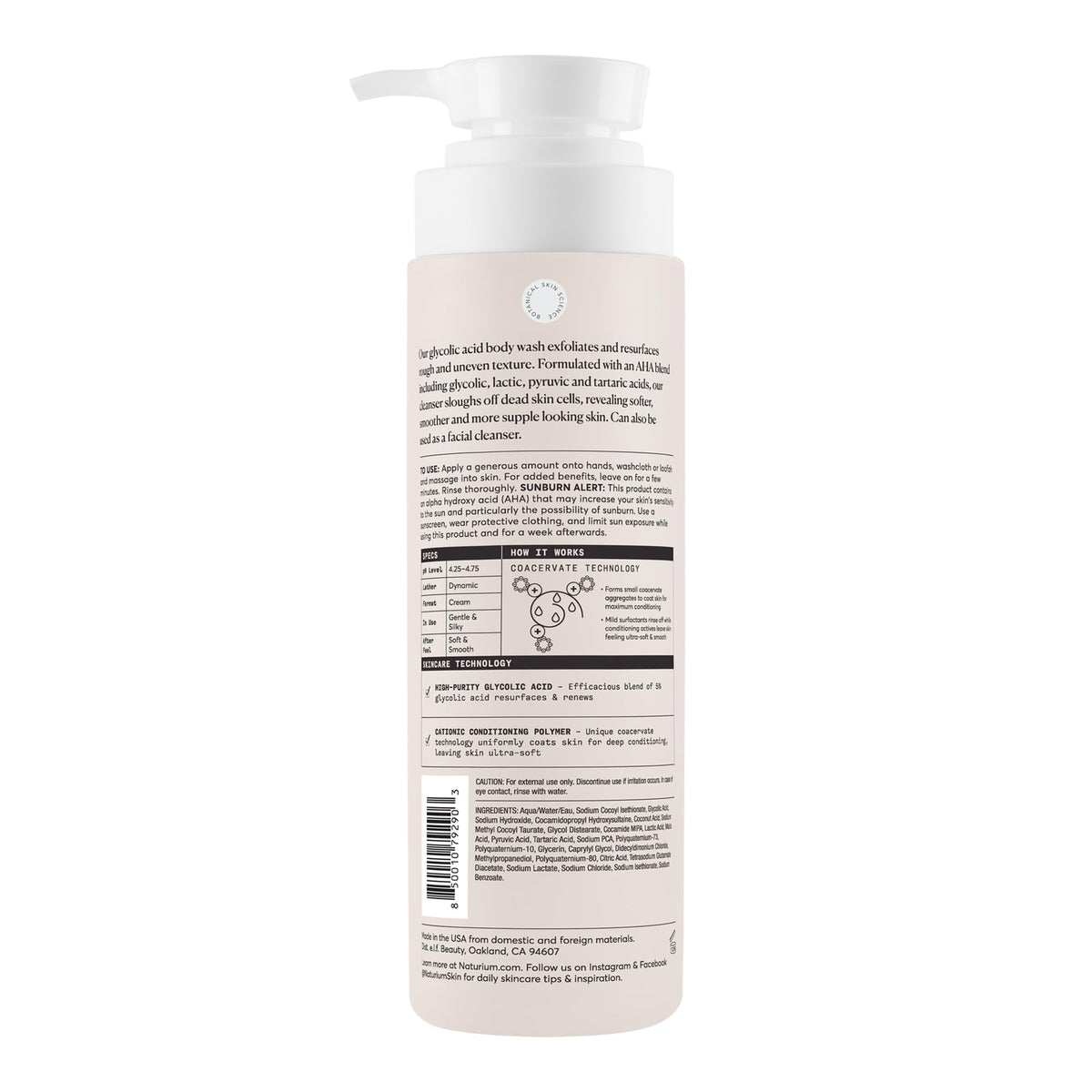 Naturium The Booster Hyaluronic Acid Body Wash, Hydrating & Moisturizing plus Minimizes Dryness, with Glycerin & Vitamin B5, 16.9 Fl Oz (Pack of 12) Jansha Store