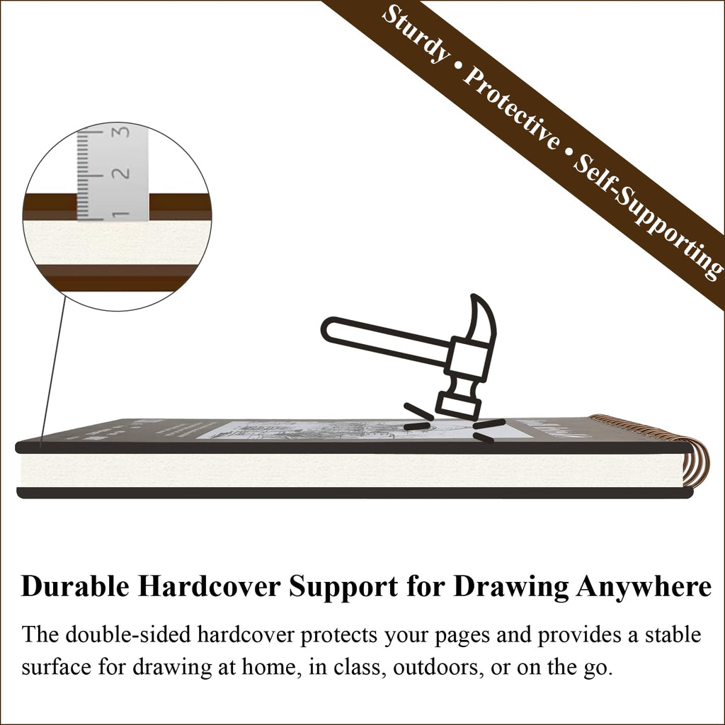 Fuxi Coloring Book & Sketchbook Set, 2-Pack, 9 x 12 in Jansha Store
