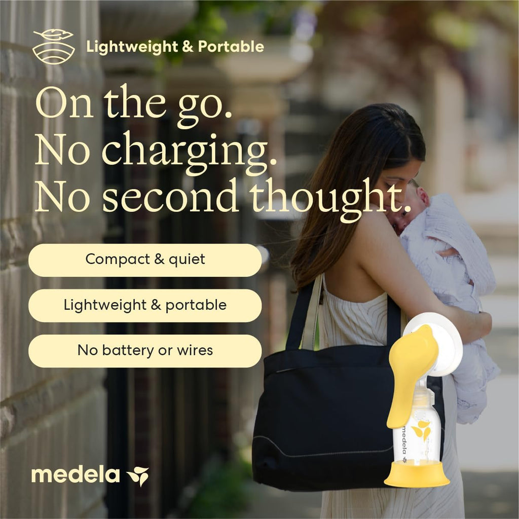 Medela Harmony Manual Breast Pump, On-the-Go, More Milk Output Jansha Store