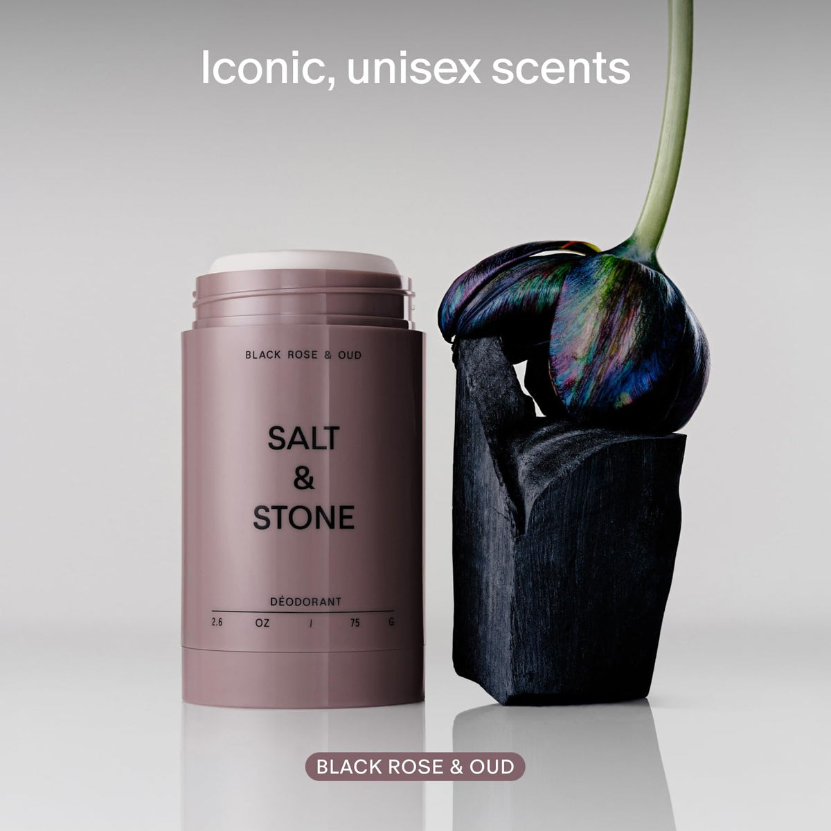 Salt & Stone Aluminum-Free Deodorant for Women & Men Saffron & Cedar 2.6 oz Jansha Store