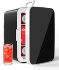 Electactic 10L Mini Fridge, AC/DC Portable Small Refrigerator, Black Jansha Store