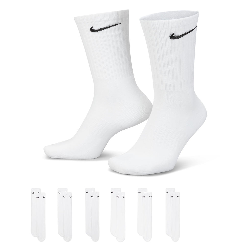 Nike Adult Everyday Cushioned Training Crew Socks (6-Packs) | Mens & Womens Jansha Store