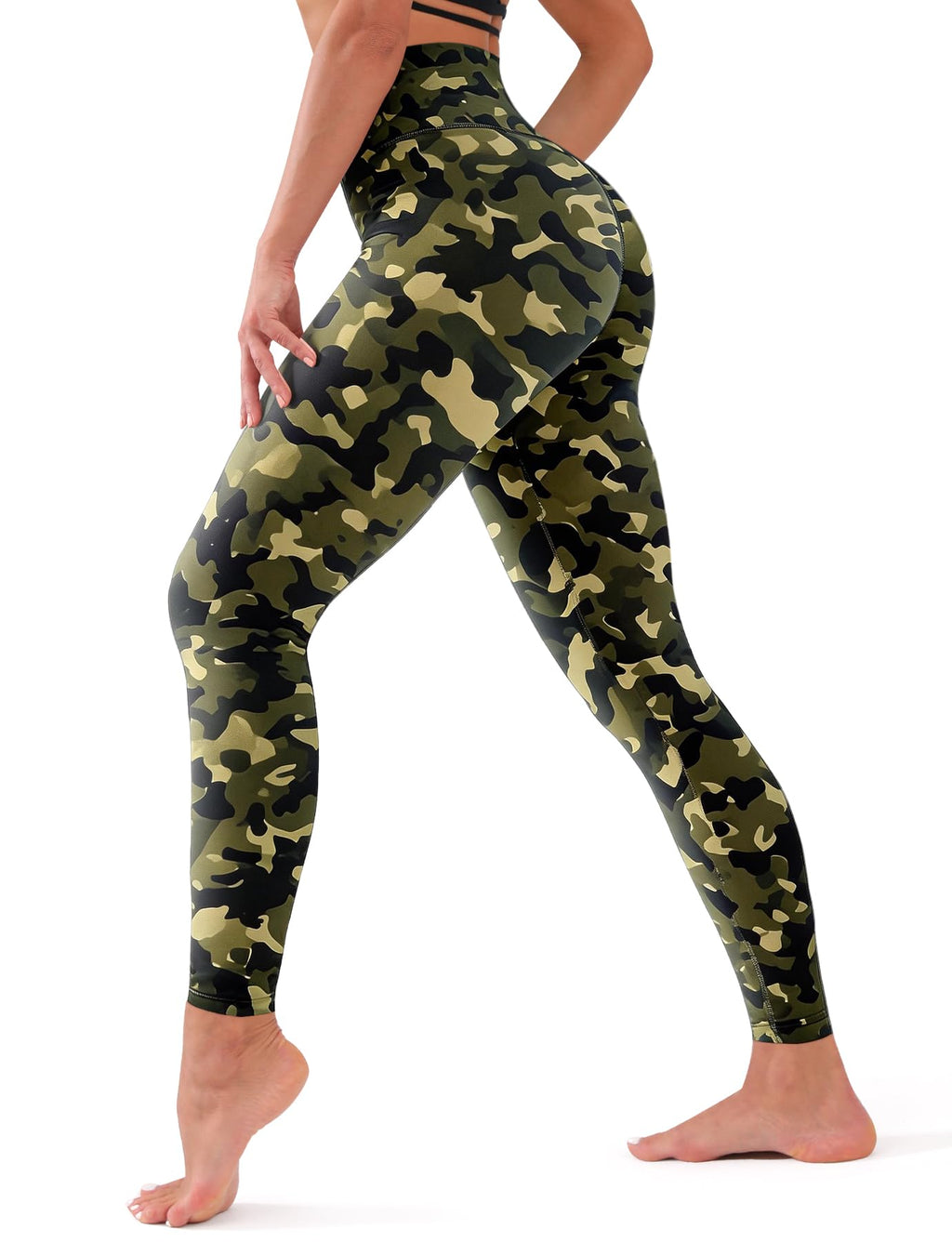 Bluemaple High Waisted Leggings for Women - Tummy Control Pants Non See Through Workout Soft Yoga Pants for Running Plus Size Jansha Store
