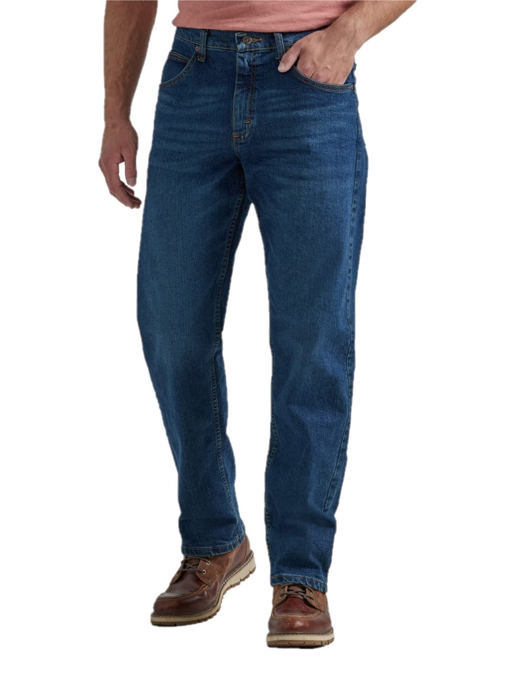 Wrangler Authentics Men's Regular Fit Comfort Flex Waist Jean Jansha Store