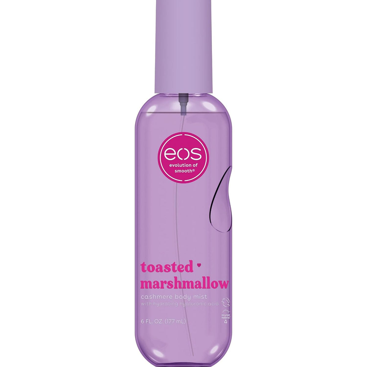 eos Cashmere Body Mist, Toasted Marshmallow, Toasted Vanilla, Sweet Marshmallow, Hair Mist, Body Spray for Women Moisturizing, Hyaluronic Acid, Vanilla Body Spray, Vegan, Cruelty-free, 6 fl oz Jansha Store