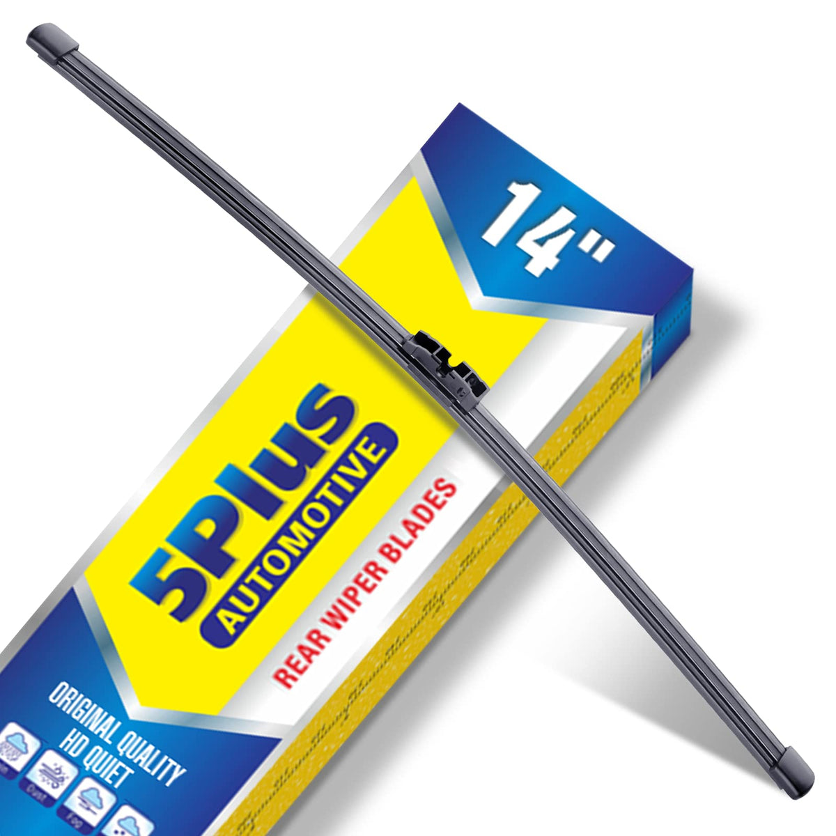 5 PLUS RearQuiet 12 Inch Rear Wiper Blade,OEM Replacement Rear Window Wiper Jansha Store