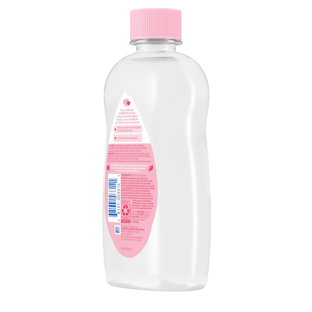 Johnson's Baby Oil, Hypoallergenic, 3 fl oz Jansha Store