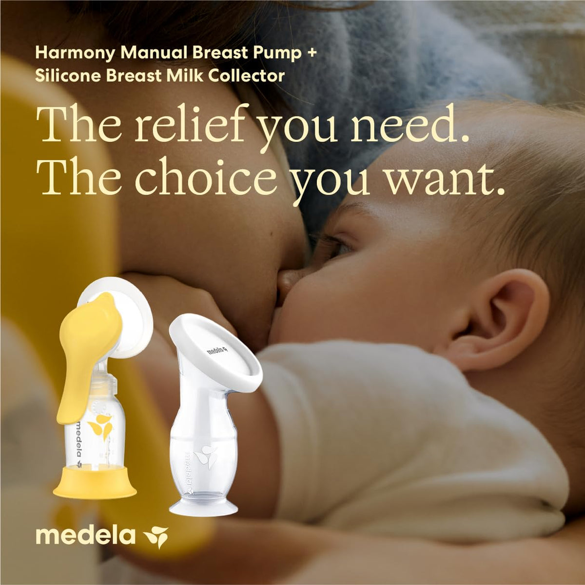Medela Harmony Manual Breast Pump, On-the-Go, More Milk Output Jansha Store