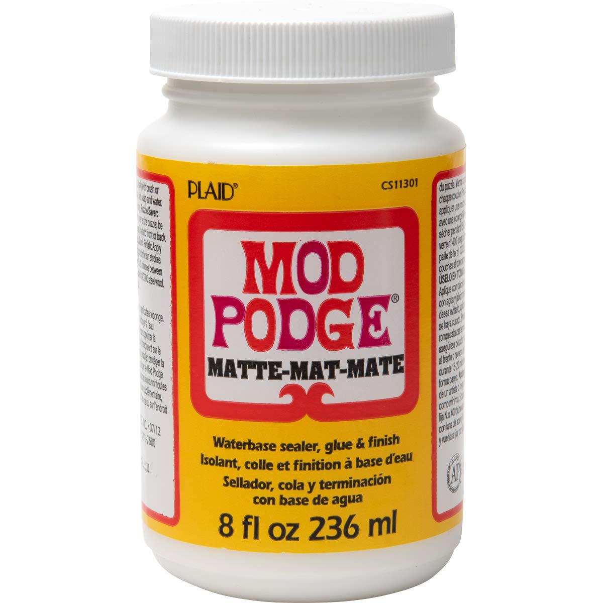 Mod Podge CS11302B Waterbase Sealer, Glue and Finish, 16 oz, Matte- (Pack of 12) Jansha Store