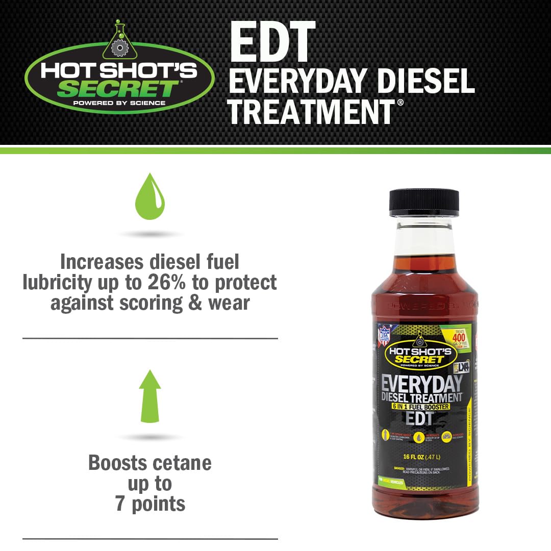 Hot Shot's Secret Everyday Diesel Treatment EDT, 16 oz Jansha Store