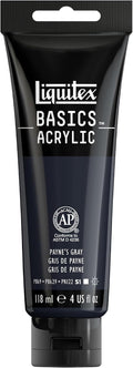 Liquitex BASICS Acrylic Paint, 4-oz Tube, Payne's Gray Jansha Store