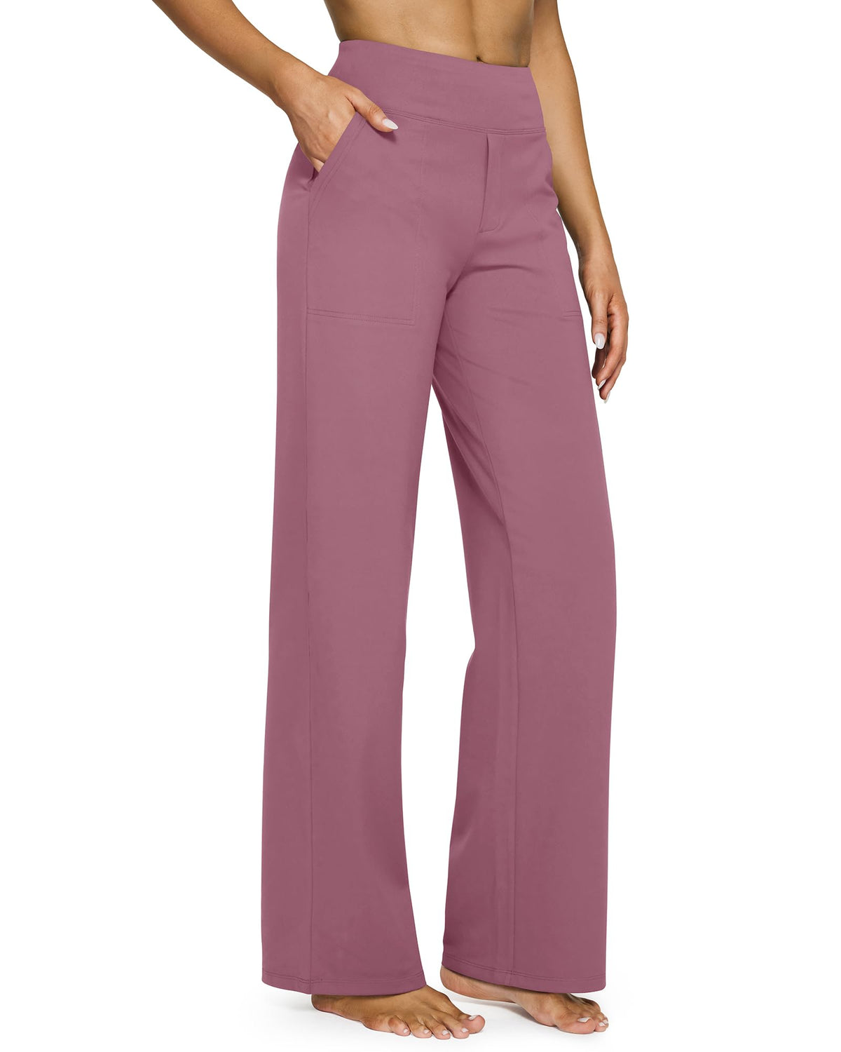 G4Free Yoga Pants for Women Wide Leg Pants with Pockets High Waisted Jansha Store