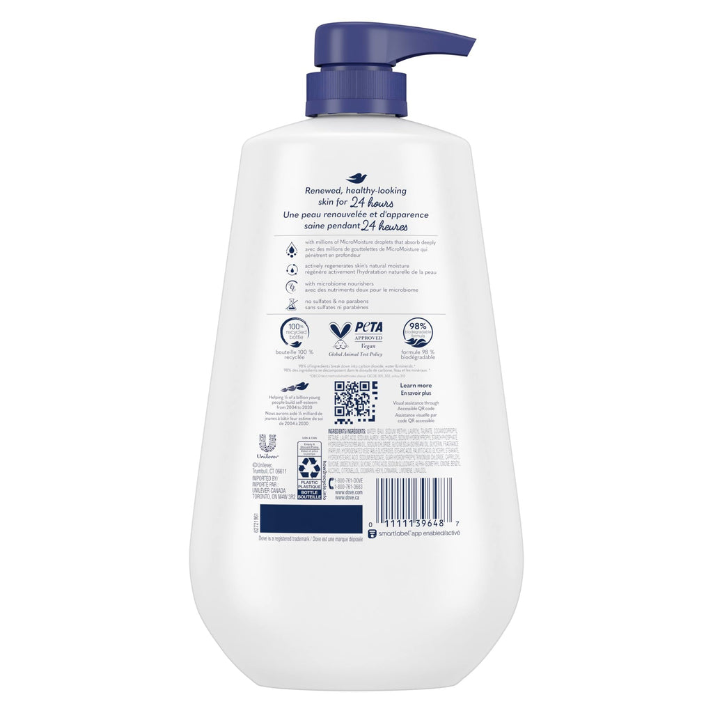 Dove Deep Moisture Body Wash, 30.6 oz Pump, Sulfate Free Jansha Store