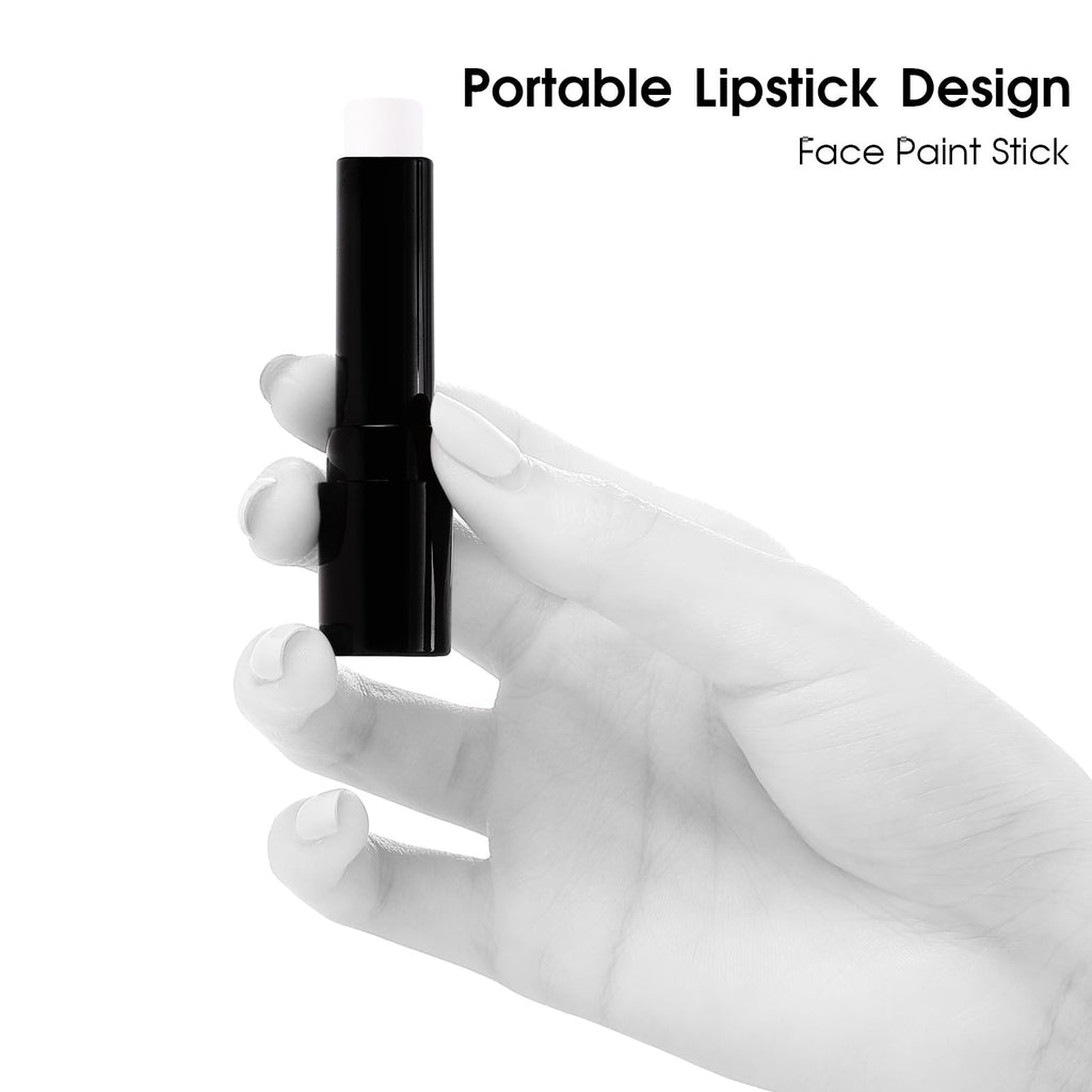 BADCOLOR Black Cream-Blendable Face Body Paint Stick for Adults Children Eye Black Softball Football Baseball Sports , Non-Toxic Hypoallergenic for Halloween SFX Makeup Cosplay Joker Costume Parties Jansha Store