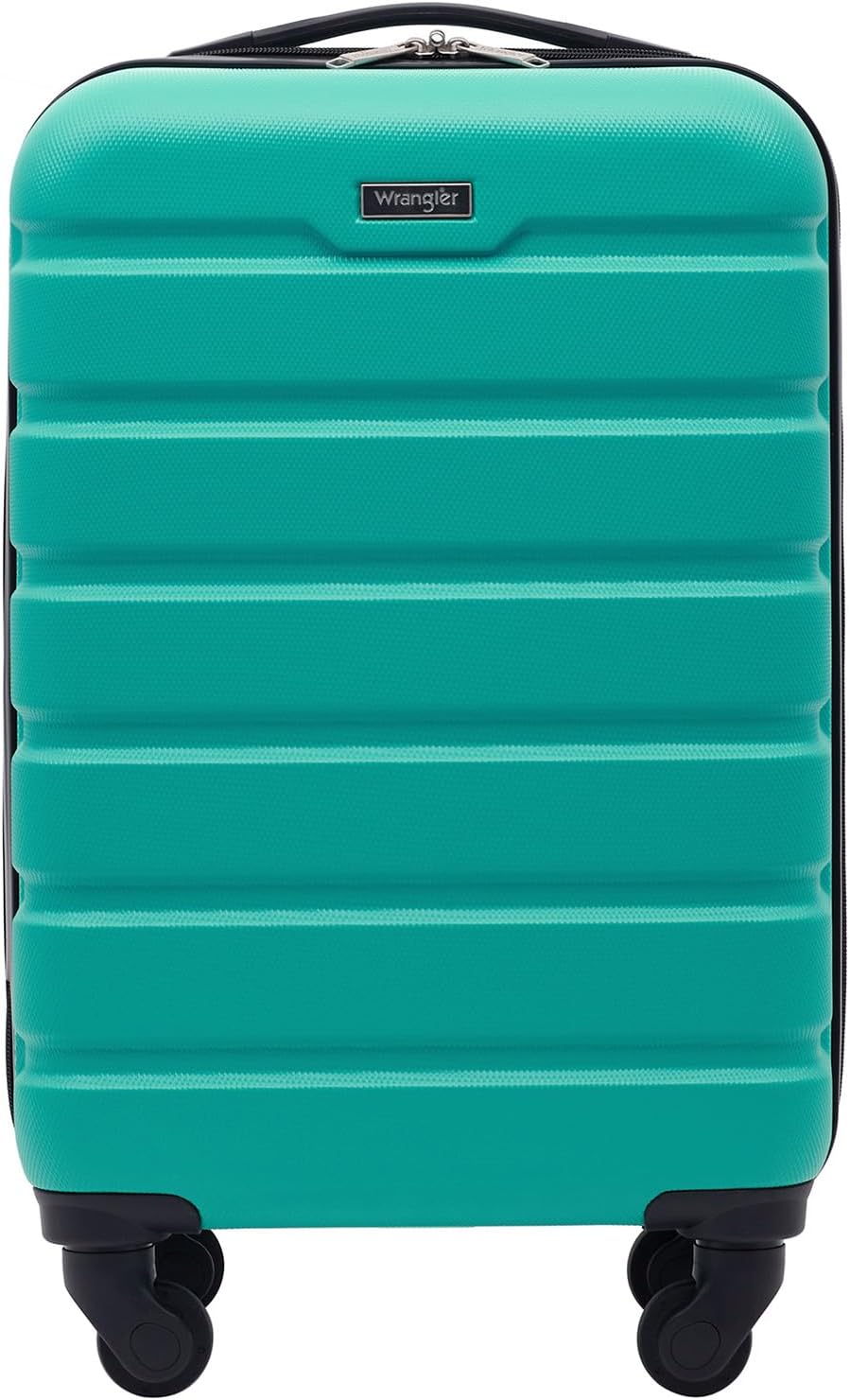 Wrangler 22" Hardside Spinner Carry-On Luggage, Teal Jansha Store