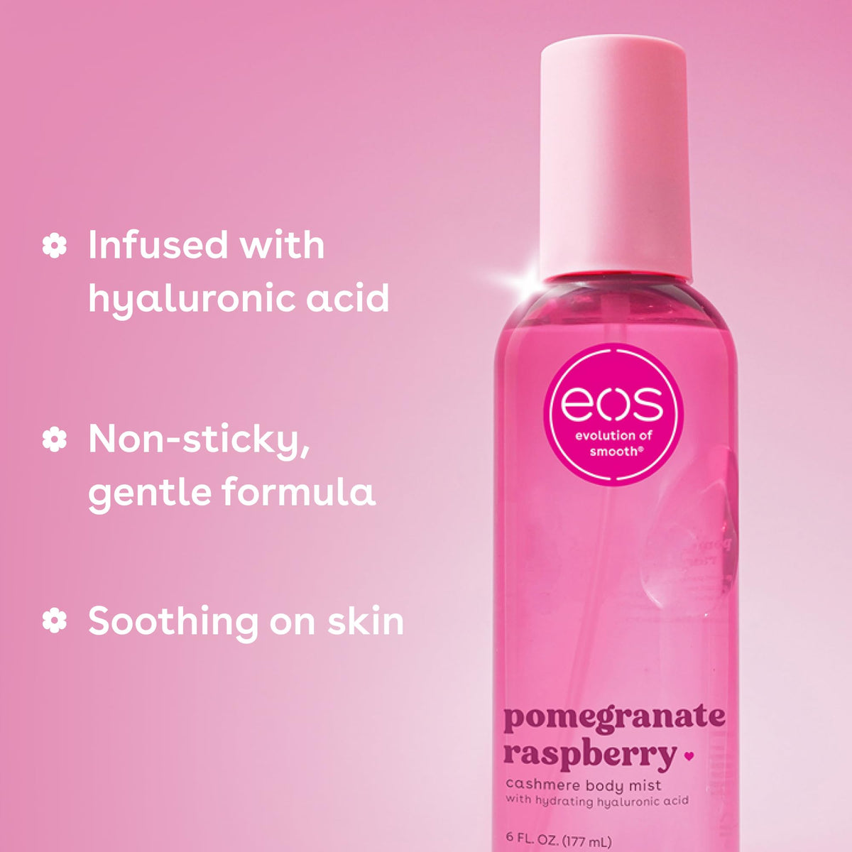 eos Cashmere Body Mist, Toasted Marshmallow, Toasted Vanilla, Sweet Marshmallow, Hair Mist, Body Spray for Women Moisturizing, Hyaluronic Acid, Vanilla Body Spray, Vegan, Cruelty-free, 6 fl oz Jansha Store