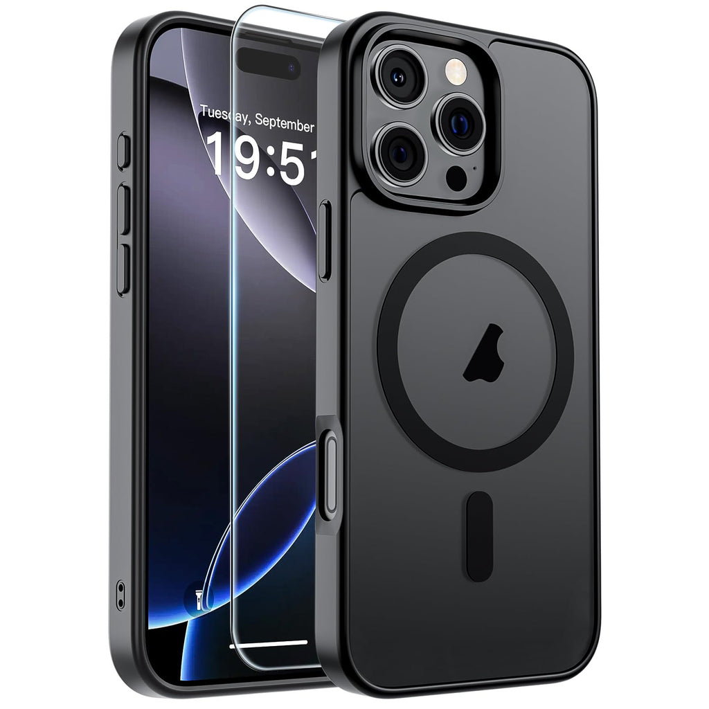 SUPFINE Magnetic for iPhone 12 Mini Case/iPhone 13 Mini Case Black Jansha Store