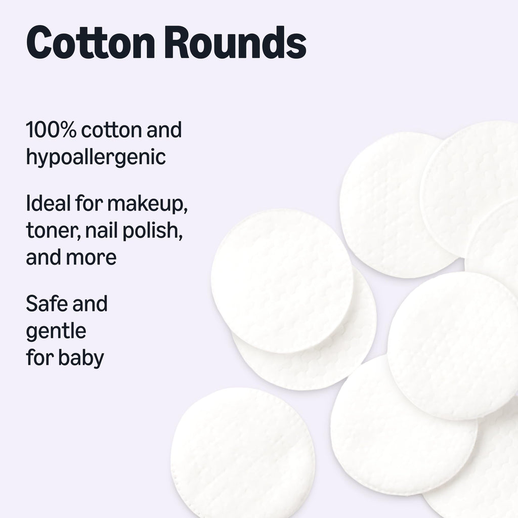 Amazon Essentials 100% Cotton Rounds, 100 Count (Previously Amazon Basics) Jansha Store