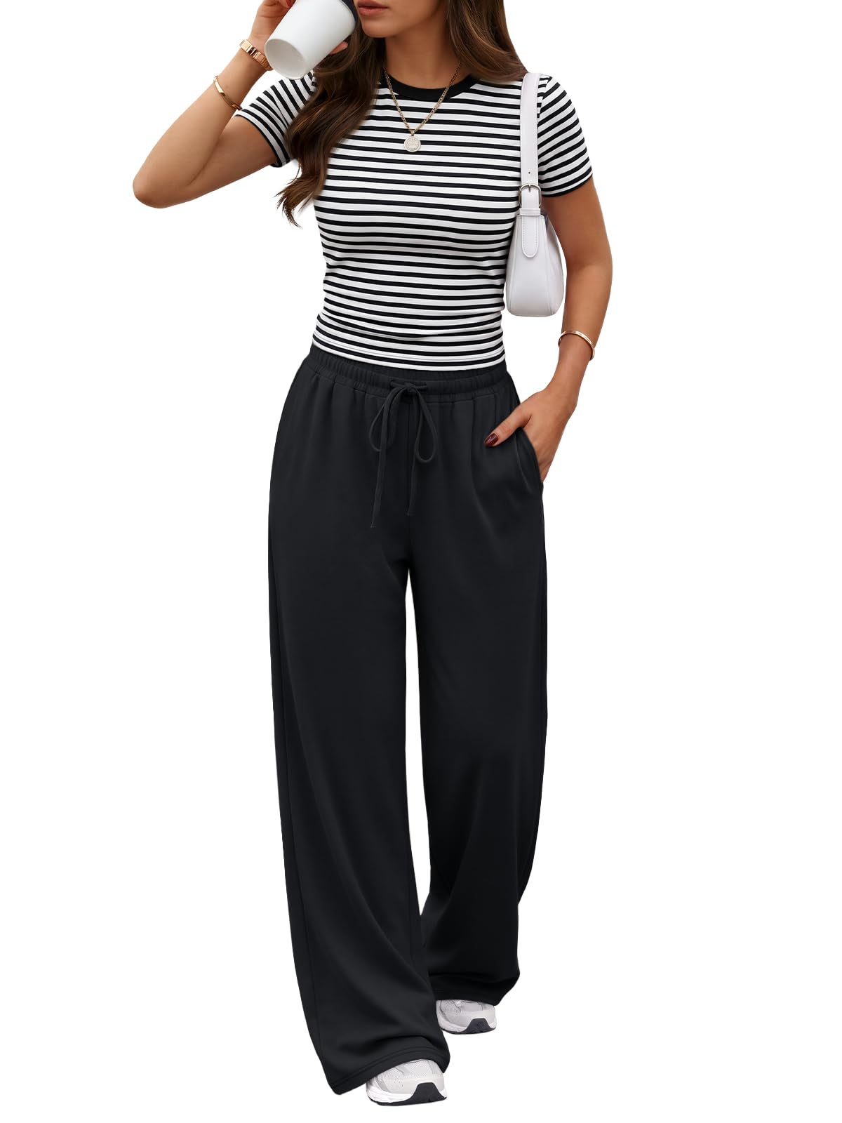 Trendy Queen Women's 2 Piece Matching Summer Lounge Set with Pockets Jansha Store