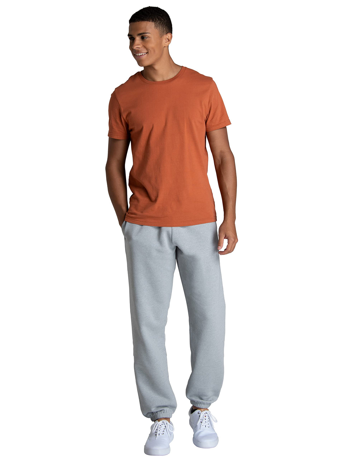 Fruit of the Loom Eversoft Fleece Elastic Bottom Sweatpants with Pockets, Relaxed Fit, Moisture Wicking, Breathable Jansha Store