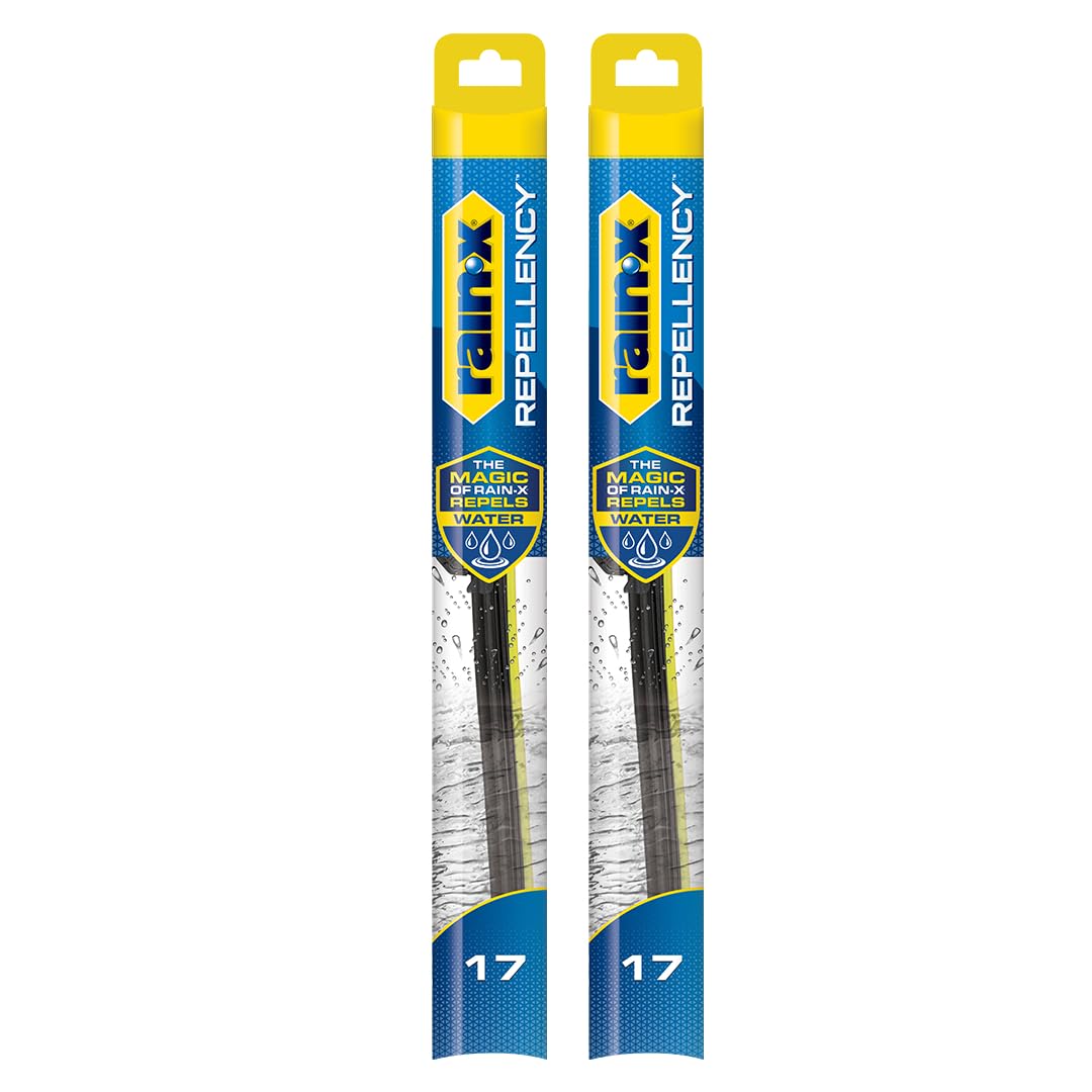 Rain-X 810363 Repellency Water Repellent Wiper Blades, 22" Windshield Wipers (Pack of 2), All Weather Streak-Free for Enhanced Visibility w/Water Repellency Formula [Amazon Exclusive] Jansha Store