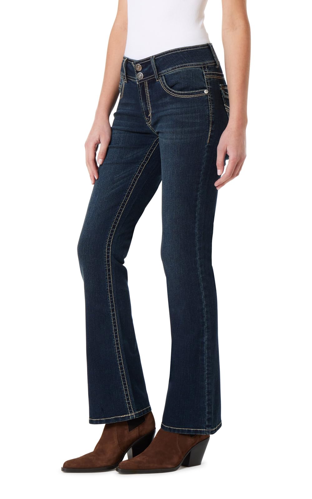 WallFlower Luscious Curvy Bootcut Jeans for Women, Sizes 0-24 Jansha Store