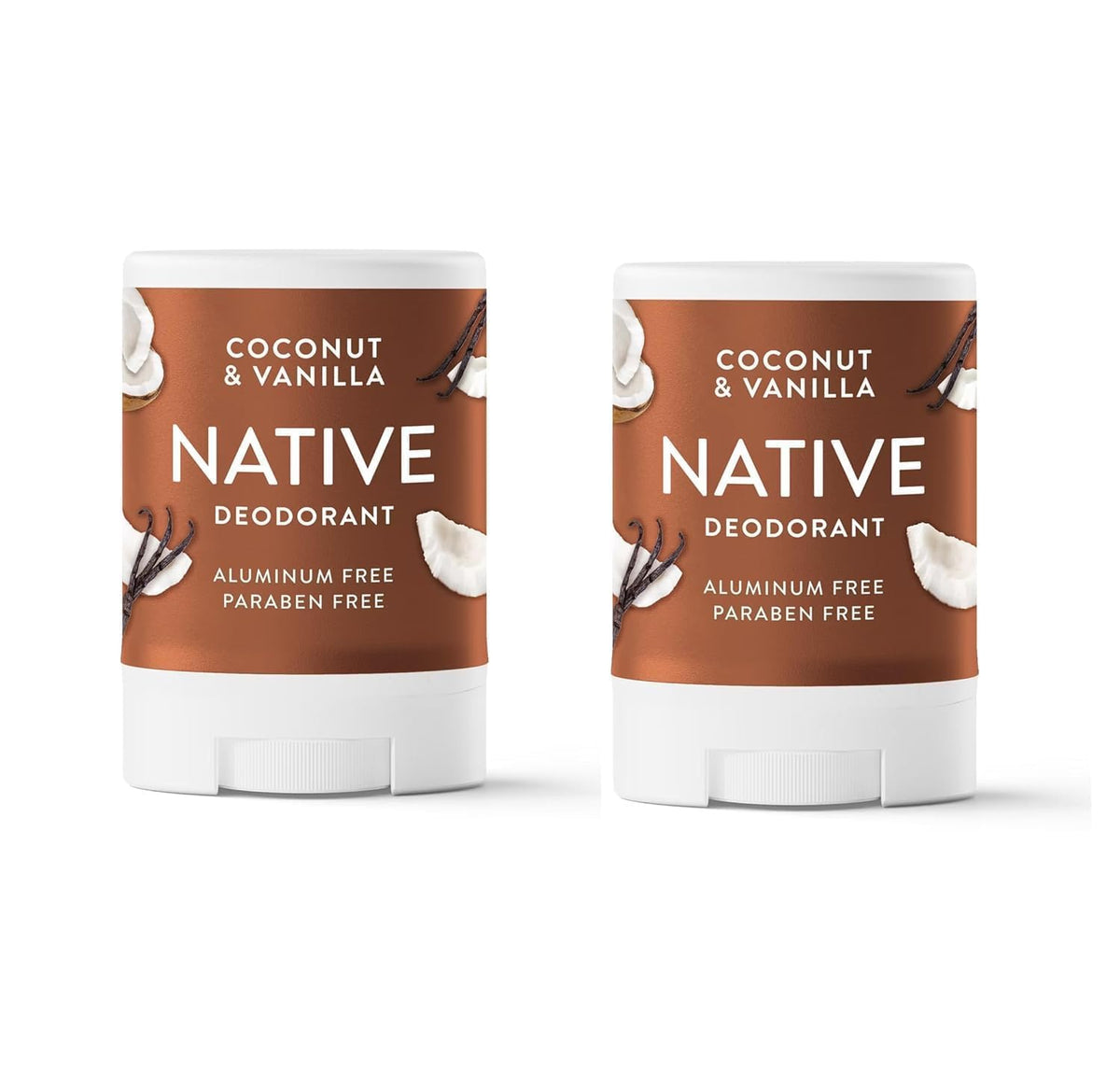 Native Deodorant Contains Naturally Derived Ingredients, 72 Hour Odor Control, Deodorant for Women and Men, Aluminum Free, Coconut & Vanilla 2.65oz Jansha Store