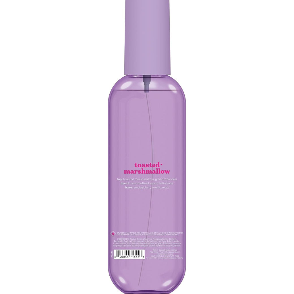 eos Cashmere Body Mist, Toasted Marshmallow, Toasted Vanilla, Sweet Marshmallow, Hair Mist, Body Spray for Women Moisturizing, Hyaluronic Acid, Vanilla Body Spray, Vegan, Cruelty-free, 6 fl oz Jansha Store