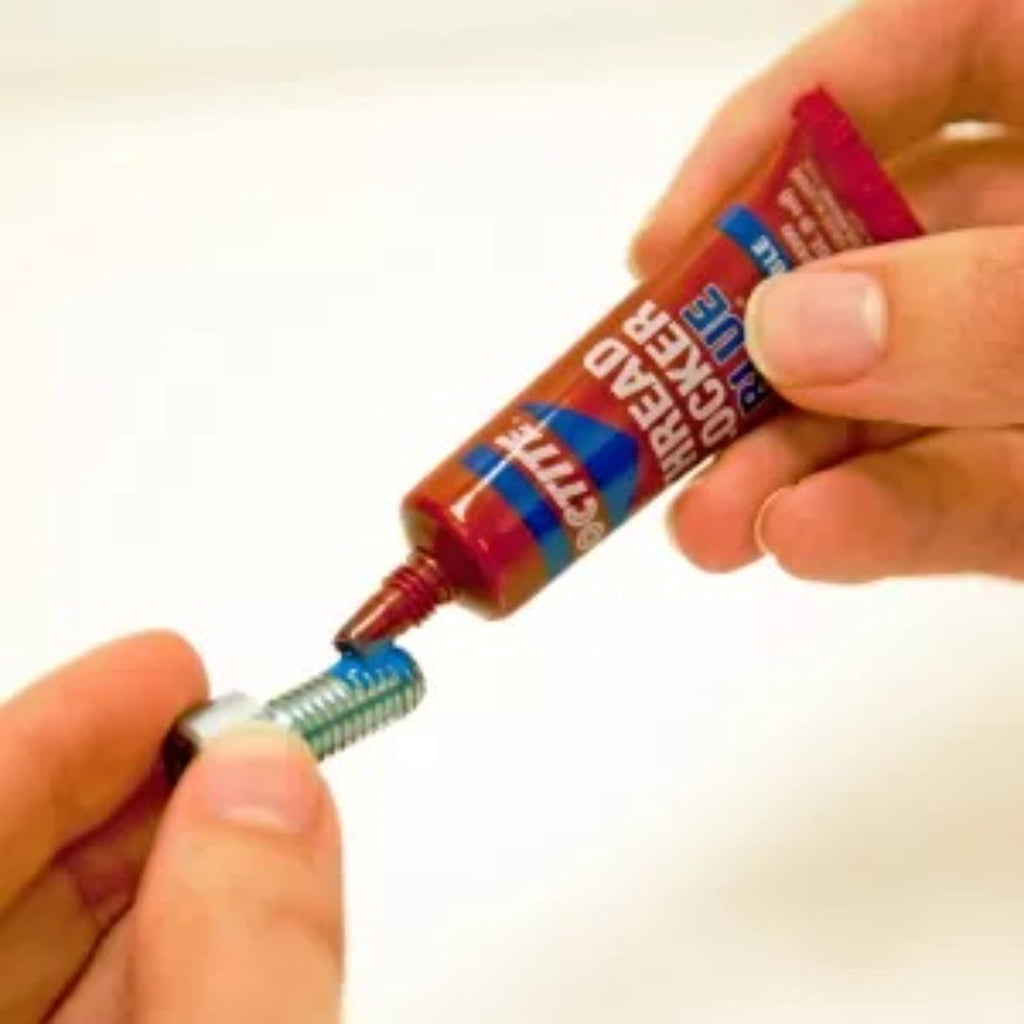 Loctite Threadlocker Blue 242 - Removable Thread Lock Glue for Nuts, Bolts, & Fasteners, Medium Strength Screw Glue to Prevent Loosening & Corrosion - 6 ml, 1 Pack Jansha Store