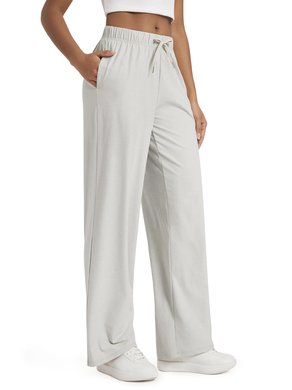 ODODOS Women's Straight Leg Pants Ultra Soft odSTRATUM Tech Relaxed Casual Pajama Lounge Pants with Pockets-27/29/31 Inseam Jansha Store