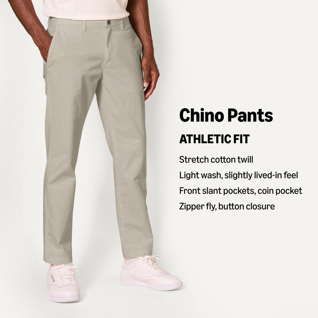 Amazon Essentials Men's Skinny-fit Stretch Chino Khaki Pant, Casual Business Wear Jansha Store