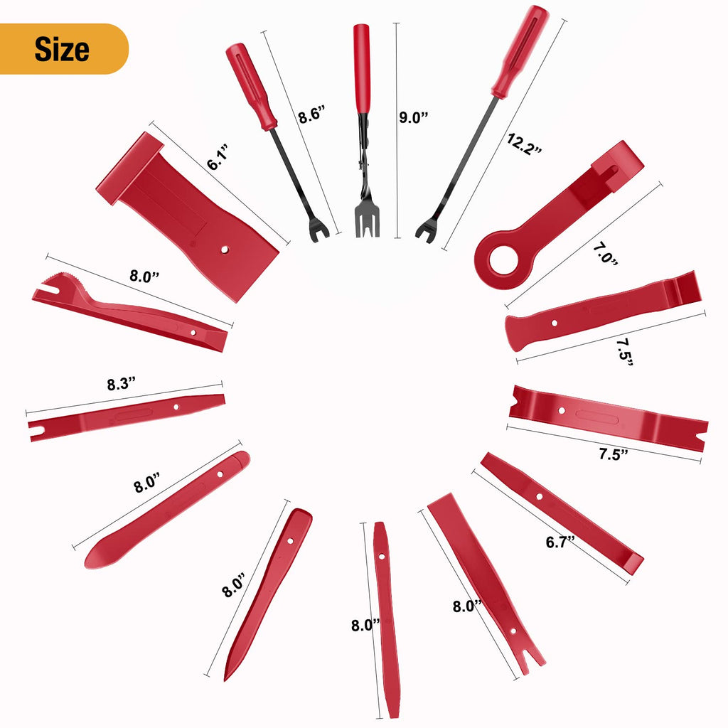 GOOACC 240PCS Bumper Retainer Clips Car Plastic Rivets Fasteners Push Retainer Kit 12 Popular Sizes Auto Push Pin Rivets Set -Door Trim Panel Fender Clips for GM Ford Toyota Honda Chrysler Jansha Store