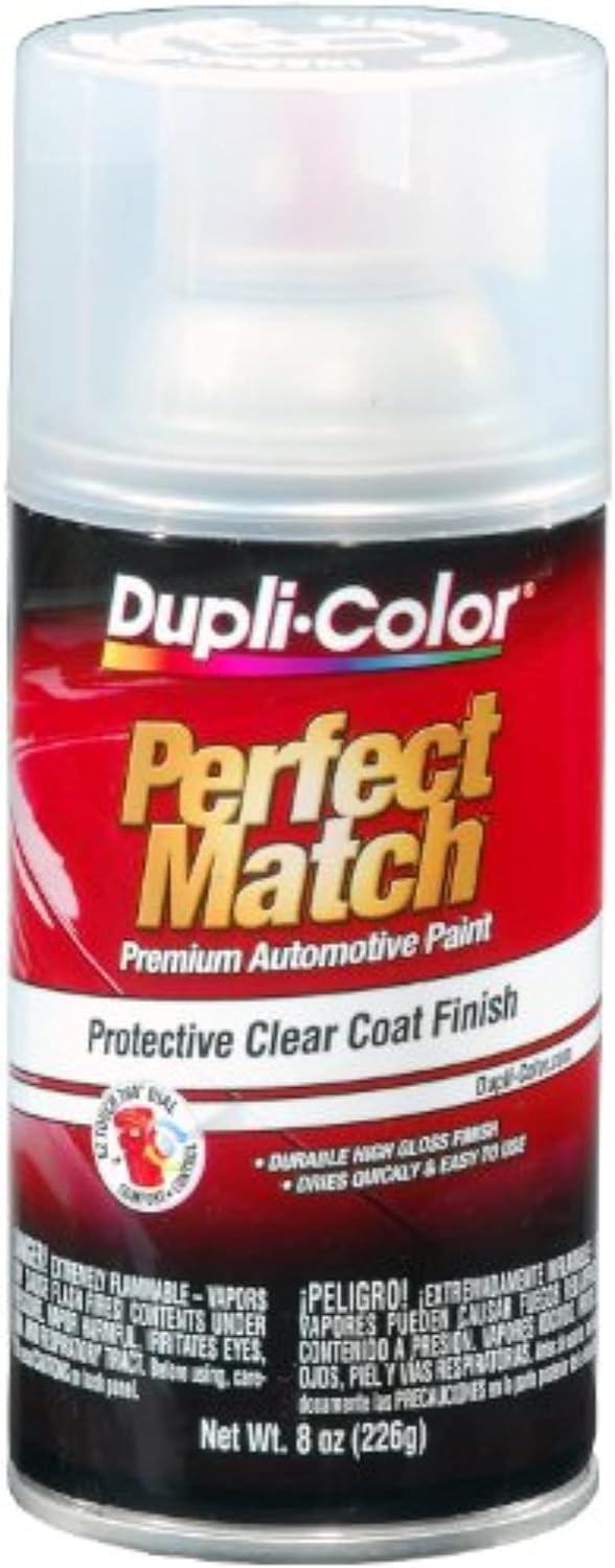Dupli-Color EBCL01257 Clear Perfect Match Automotive Top Coat - 8 oz. Aerosol Jansha Store
