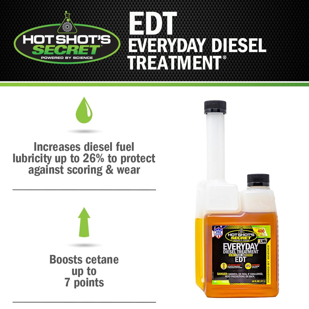 Hot Shot's Secret Everyday Diesel Treatment EDT, 16 oz Jansha Store