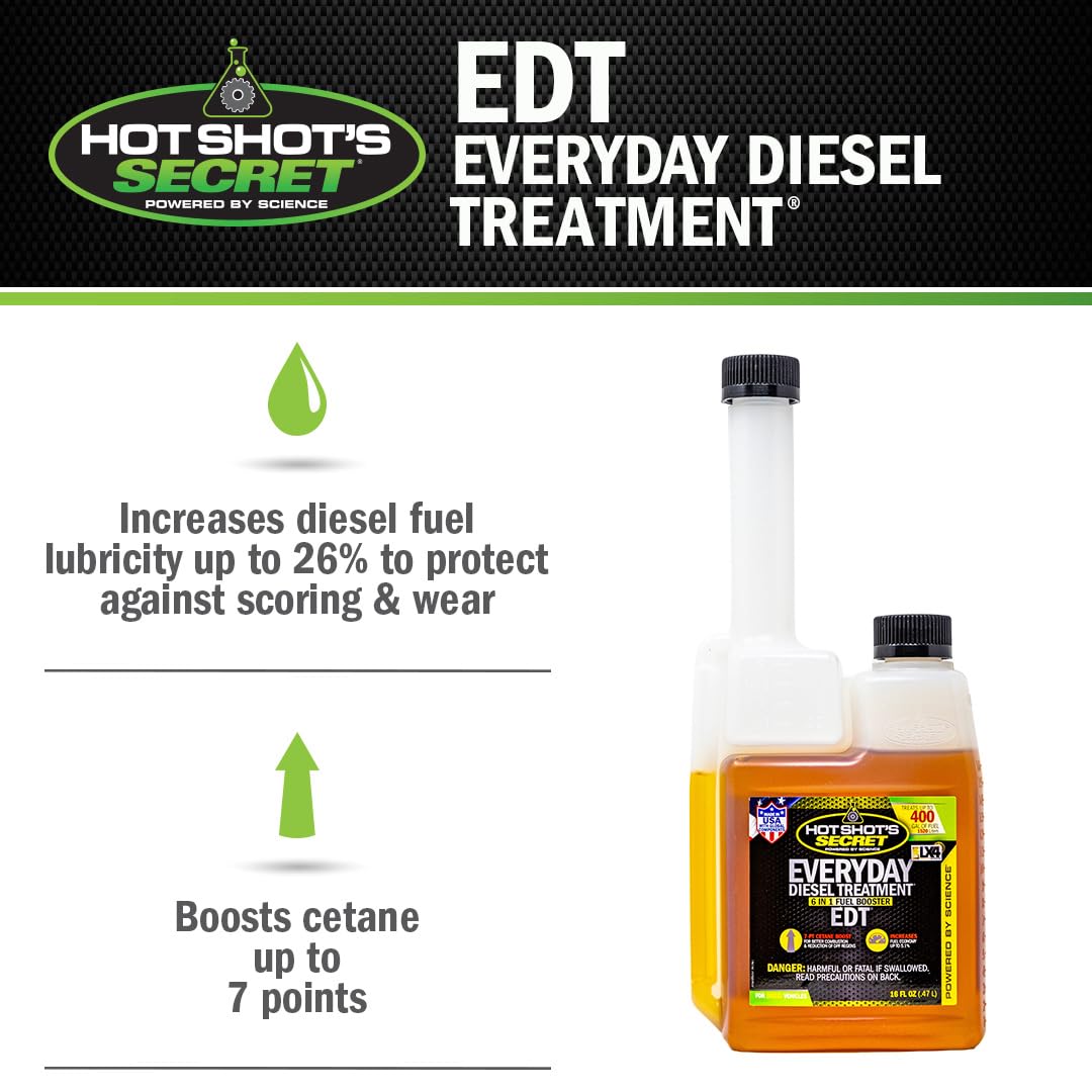 Hot Shot's Secret Everyday Diesel Treatment EDT, 16 oz Jansha Store