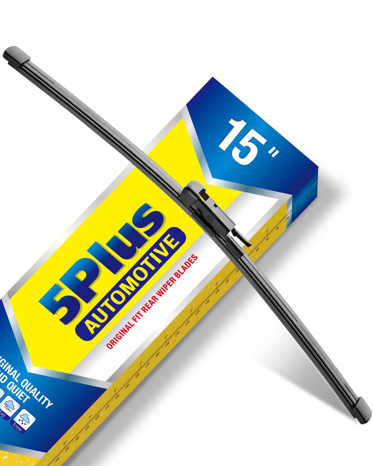5 PLUS RearQuiet 12 Inch Rear Wiper Blade,OEM Replacement Rear Window Wiper Jansha Store