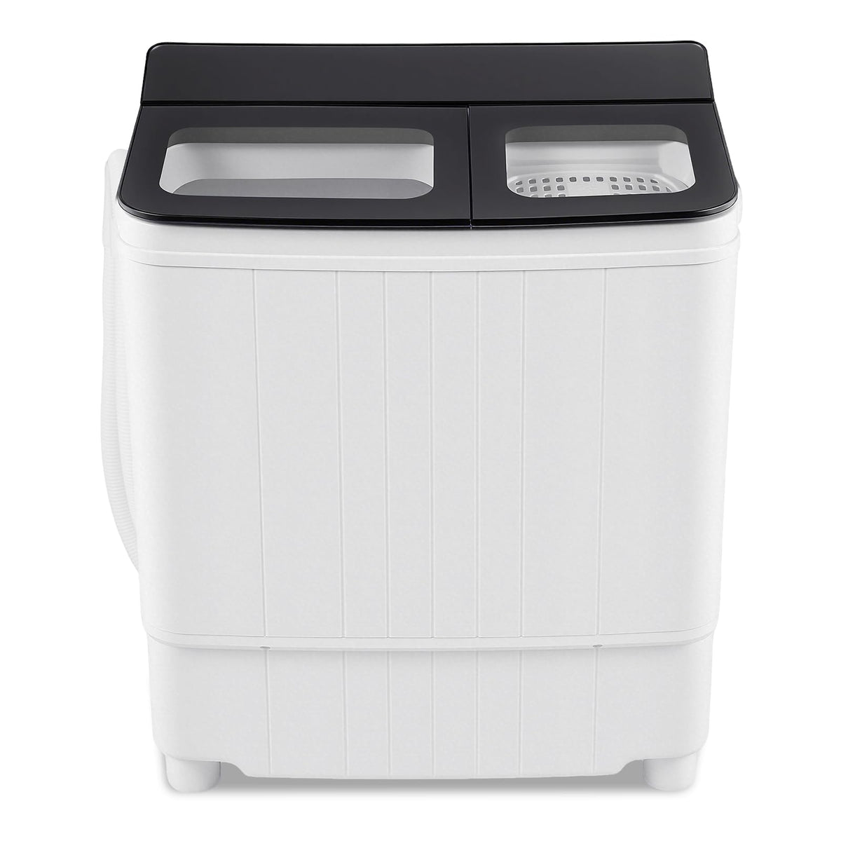 COSTWAY 26Lbs Portable Washing Machine with Built-in Drain Pump, Blue Jansha Store