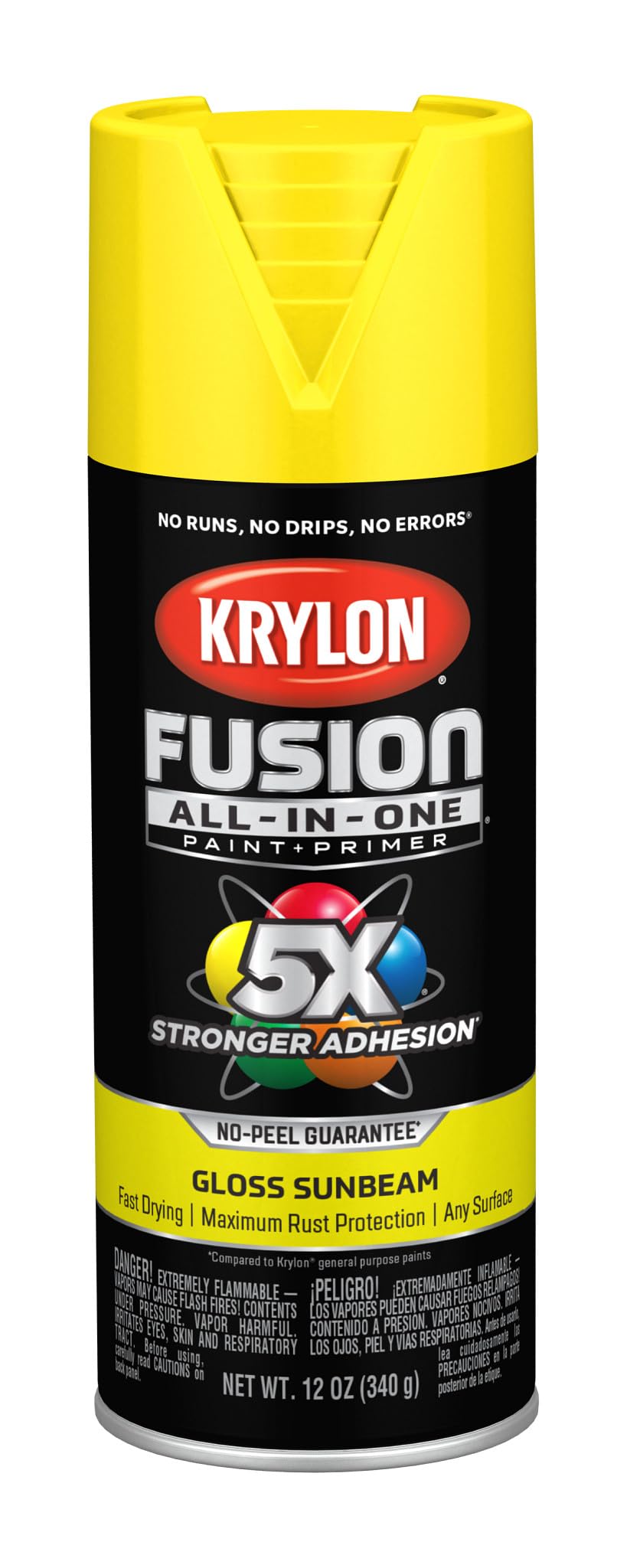 Krylon Fusion All-In-One 12 Oz. Gloss Spray Paint, Hot Pink - 1 Each Jansha Store