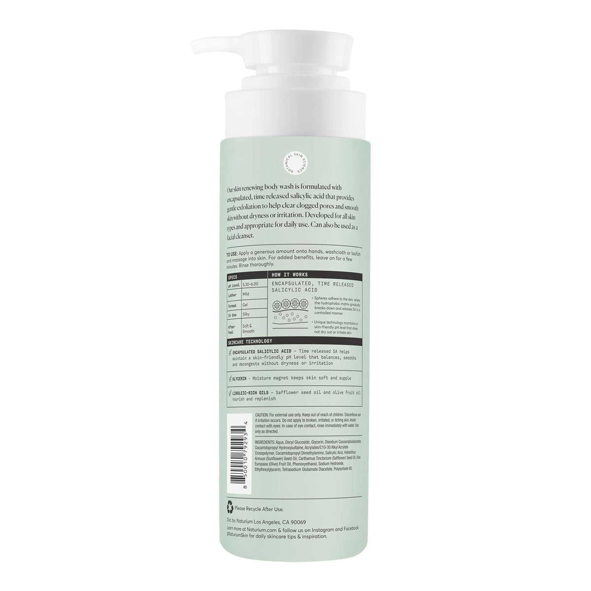 Naturium The Booster Hyaluronic Acid Body Wash, Hydrating & Moisturizing plus Minimizes Dryness, with Glycerin & Vitamin B5, 16.9 Fl Oz (Pack of 12) Jansha Store
