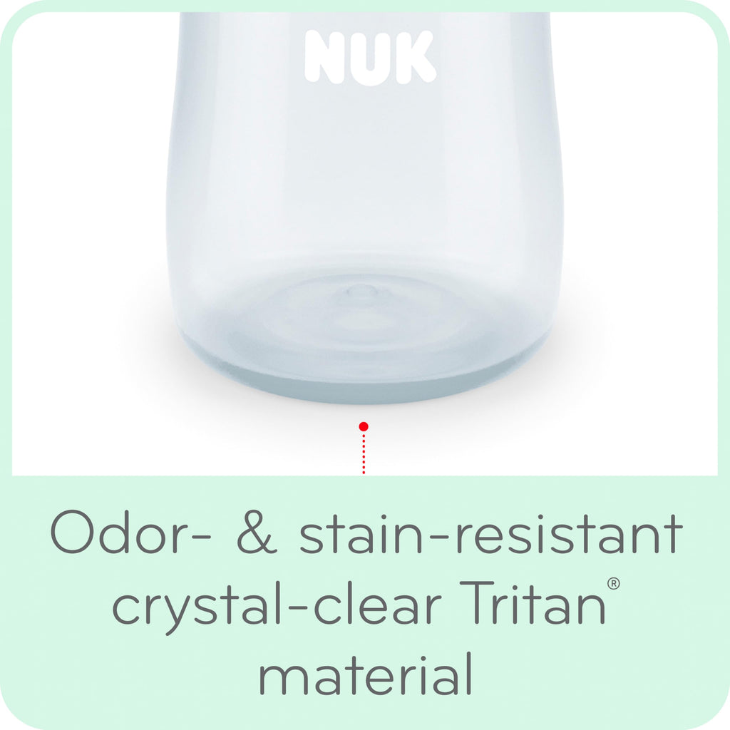 NUK for Nature Learner Cup, 10 oz, 9+ Months – BPA Free, Spill Proof Sippy Cup Jansha Store