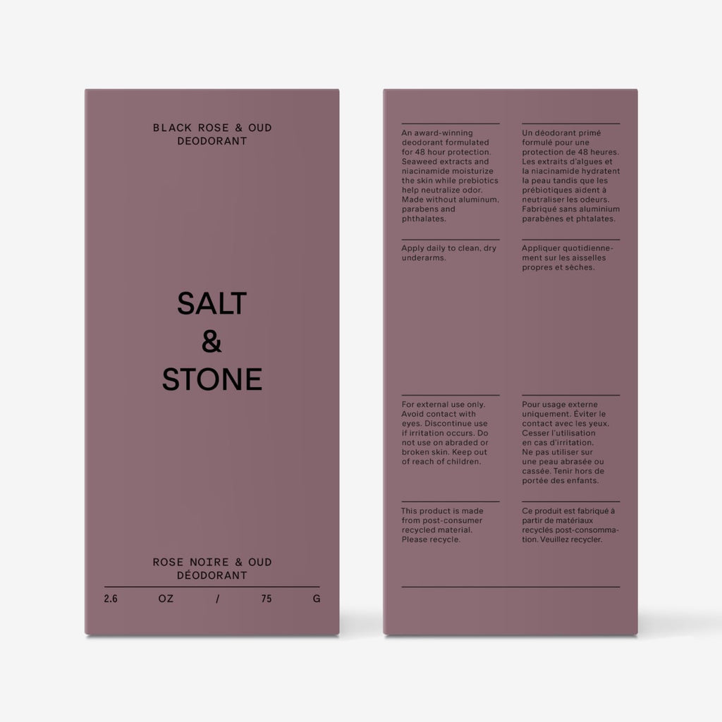 Salt & Stone Aluminum-Free Deodorant for Women & Men Saffron & Cedar 2.6 oz Jansha Store