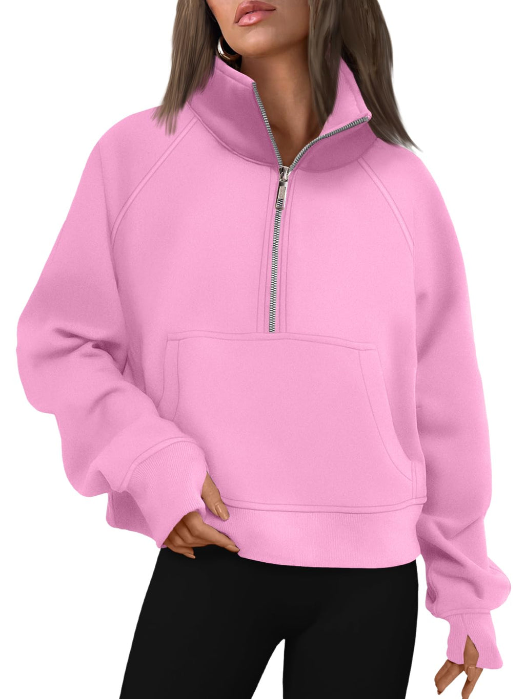 AUTOMET Womens Sweatshirts Half Zip Fleece Pullover Fall Outfits Jansha Store